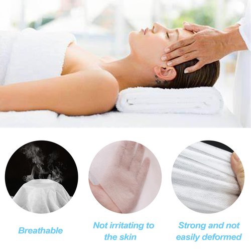 400Pcs Massage Table Sheets, 31''x71'' Waterproof Disposable Bed Sheets, Non-Woven Fabric Massage Table Cover, Breathable Protector Bed Cover for Massage Therapy Tattoo Beauty Salon (White400pcs)