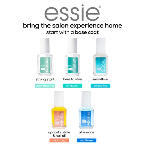 essie Nail Care, Matte About You Top Coat, Vegan, Mattifying Nail Polish, 0.46 fl oz