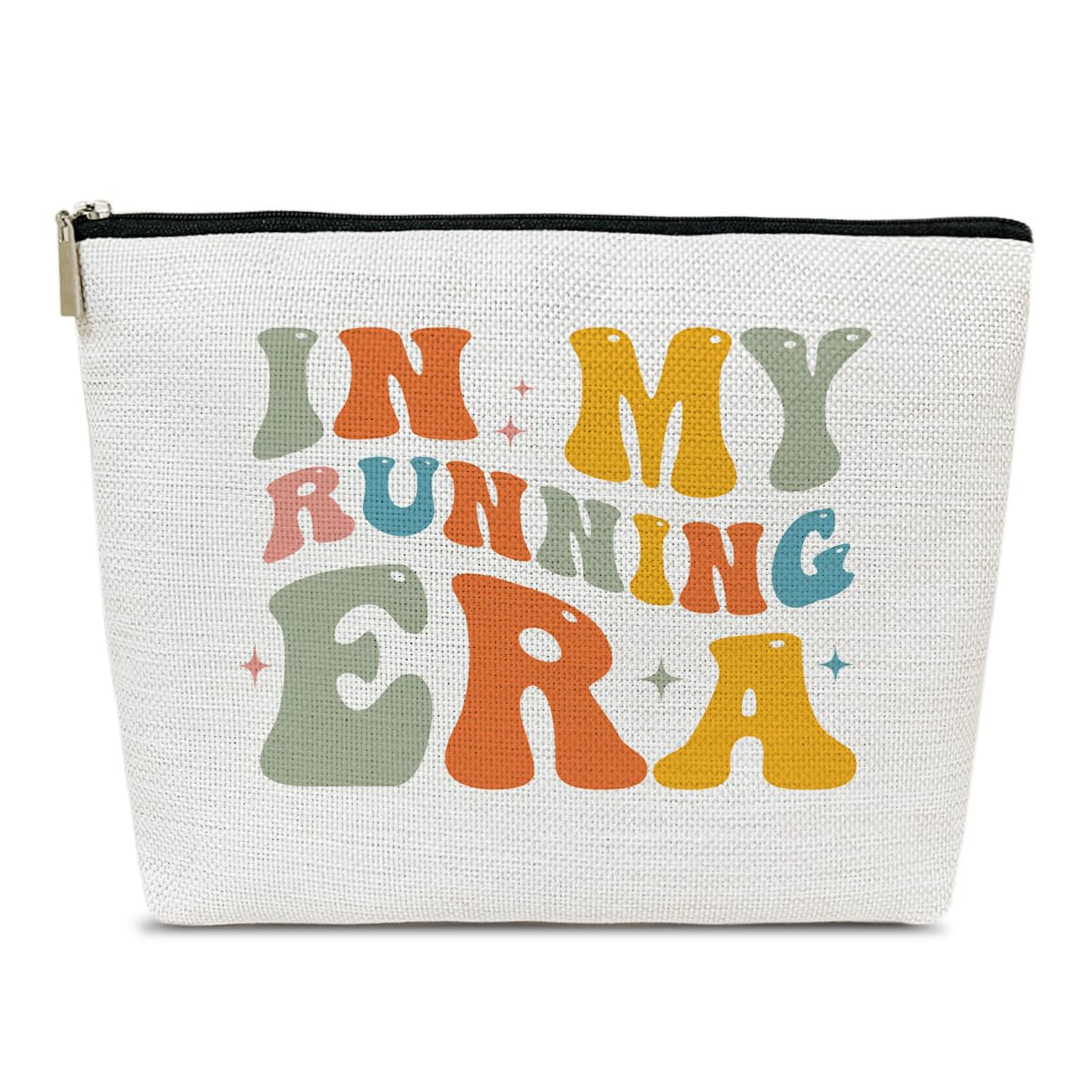 Ythuil Running Gift Makeup Bag, In My Running Era Bag, Women Cosmetic Bag for Purse, Gifts for Sports Marathon Lovers, Runner Gym Stuff