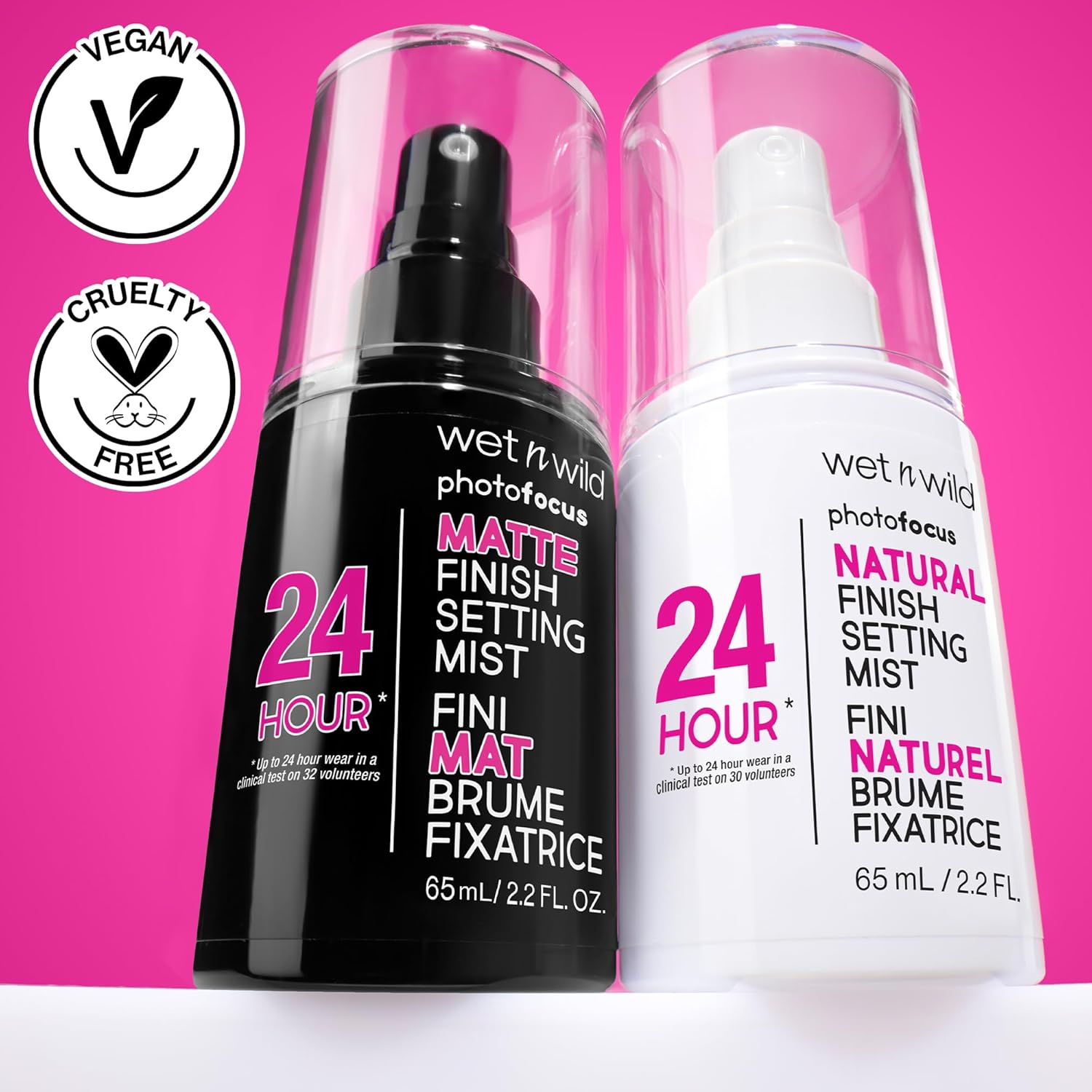 Wet n Wild Photo Focus Setting Mist - Lightweight & Nourishing Formula for All Skin Types | 24HR Matte Finish