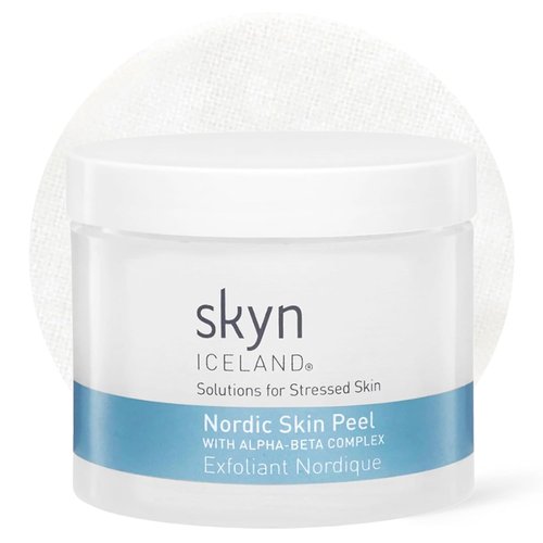 Skyn ICELAND Nordic Skin Resurfacing Facial Pads - Exfoliating AHA/BHA Peel for Fine Lines & Discoloration | 60 Pads
