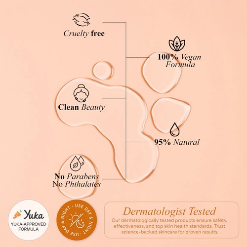 Radiant Aura Vitamin E & C Serum For Face – Dermatologist Tested, Anti Aging, Korean Skin Care – Revives Tired Skin, Smooths Fine Lines, Lightweight Hydration – Vegan, Clean Beauty – 2.03 Fl. Oz.
