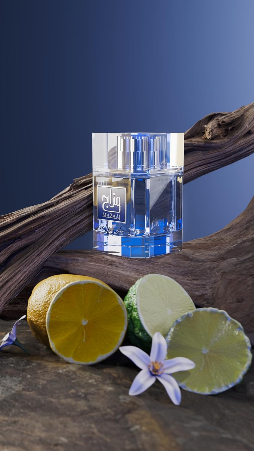 Zimaya Mazaaj Eau De Parfum For Men - Luxurious Fragrance, 3.4 Fl. Oz | Long-Lasting Scent