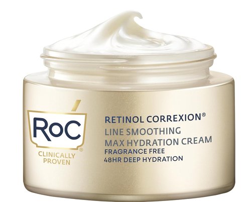 RoC Retinol Correxion Daily Face Moisturizer - Max Hydration with Hyaluronic Acid, 1.7 Oz