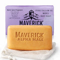 Maverick Beef Tallow Soap for Men - Moisturizing Bar with Tea Tree Oil & Shea Butter | 8oz Long-Lasting Cleanser
