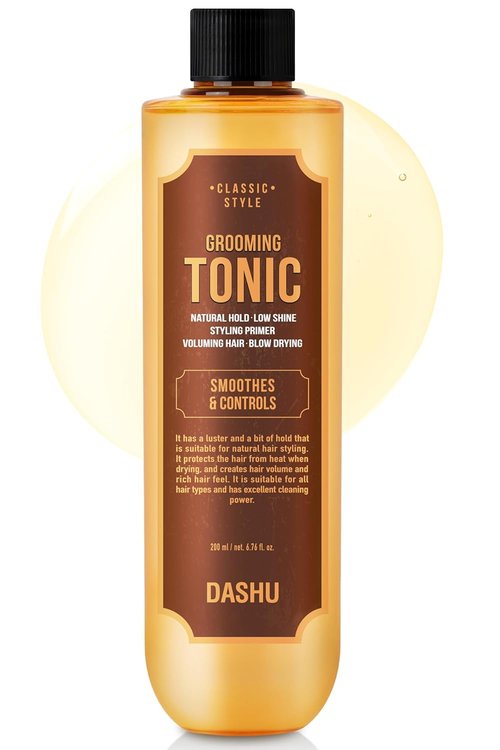 DASHU Hair Tonic for Men - Volumizing Scalp Serum with Baobab Oil | 6.76oz Premium Grooming Solution