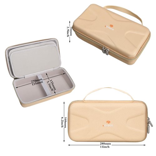 Aproca Case Compatible with Pure Daily Care NuDerma Clinical Skin Therapy Wand Machine, Portable Storage Protective Bag for Accessories (Case Only)