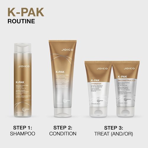 Joico K-PAK Reconstructor Treatment - Deep-Penetrating Repair for Severely Damaged Hair | Strengthen & Rebuild with Keratin & Arginine