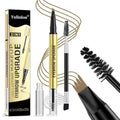 Skiennix 2-In-1 Long-Lasting Eyebrow Pencil & Brow Gel - Light Brown & Dark Brown Shades