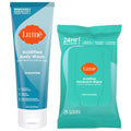 Lume Acidified Body Wash & Flushable Deodorant Wipes - 24 Hour Odor Control - Hydrating Wash - Without SLS or Parabens - OB/GYN Developed - 8.5 Ounce (Unscented) 15 Count Wipes (Cool Cucumber)