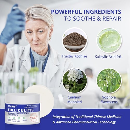 TAGRID Folliculitis Antifungal Treatment Set: Ultimate Duo for Ingrown Hair, Folliculitis Relief and Fungal Skin Care - Antibacterial Soap for Athletes & Active Lifestyles