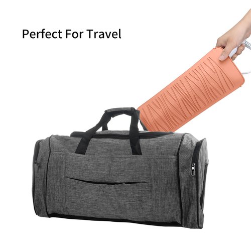 EIOKIT Silicone Heat Resistant Travel Pouch for Straighteners, Crimping Irons, Curling Wands, Flat Irons, and Hair Styling Tools