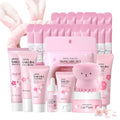 Japan Sakura Skin Care Set for Teen Girls - Evolvique Skin Care for Teens 10-12 - Skincare for Girls 10-12 - Skin Care Kit Gift Set for Women with Cleanser,Serum,Cream(One Size, 8PCS Sakura Scent)