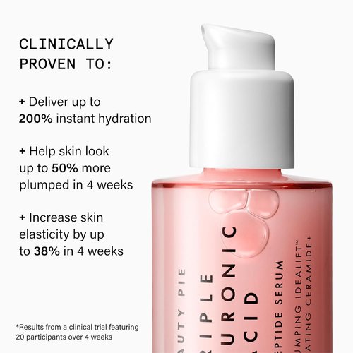 Beauty Pie Triple Hyaluronic Acid Serum - Deep Hydration & Plumping | 50ml Anti-Wrinkle Face Care