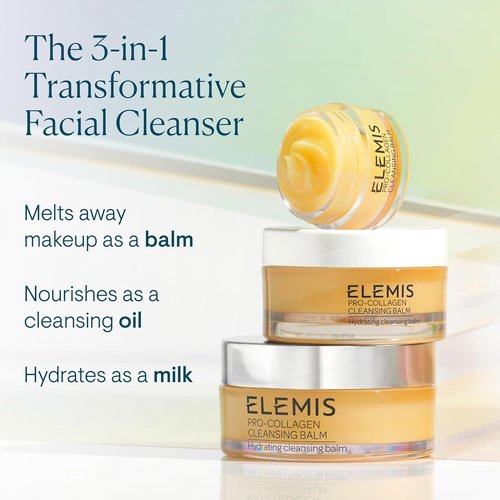 ELEMIS Pro-Collagen Cleansing Balm - Hydrating Makeup Remover & Deep Cleanser for Radiant Skin