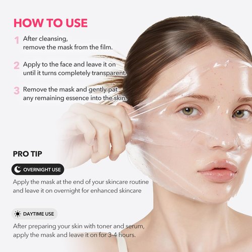 APRILSKIN TXA Pink Capsule Gel Mask | Overnight Face Mask for Glass Glow Skin I 99% High-Purity Tranexamic Acid 3 for uneven skin tone I Elasticity, Hydrating and Firming I Korean Skincare I 30g x 4ea