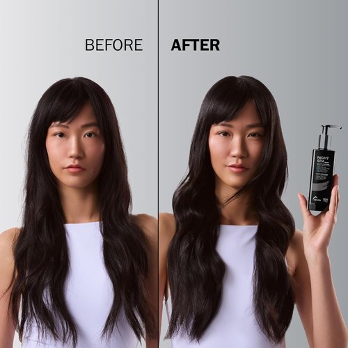 TRUSS Night Spa Overnight Hair Serum - Intense Hydration & Reconstruction for Dry Hair - Vegan Formula (8.45 oz)