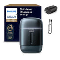 Philips Norelco Shaver 700 Series - Compact Electric Shaver with Dual Steel Precision Blades & 4D Flex Heads | Wet & Dry Shave, Travel Case, Model S794/94