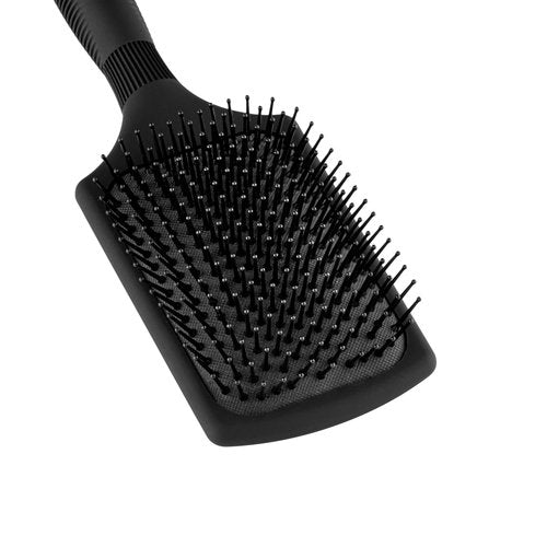 Elchim - Paddle Brush with Pneumatic Rubber Cushion and Ergonomic Handle – Lightweight Detangling and Styling Brush