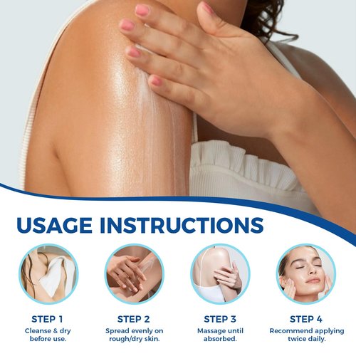OUKEYA Urea Cream for Dry Chapped Skin with 10% Urea Deep Moisturizer Body Lotion, Softens & Soothes Hands Elbows Feet Hydrates Locks in Moisture, Fast Absorbing & Non-Greasy, 11.28 oz Large Capacity