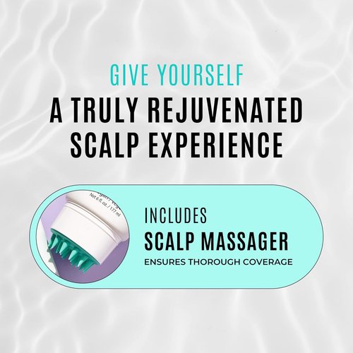 Malibu C Head Lab Scalp Scrub - Gentle Exfoliator with Activated Charcoal & Jojoba Esters - Vegan Hair Care (6 oz)