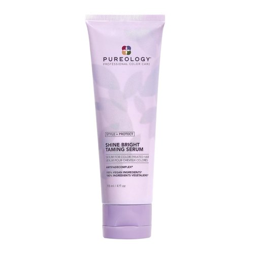 Pureology Style + Protect Shine Bright Taming Serum - Smooths Color-Treated Hair, Enhances Shine, Sulfate-Free & Vegan