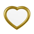 LuHeToz Heart Shaped Mirror Heart Shape Mirror for Home Decor Valentine Decorations 12.6x11inch Gold