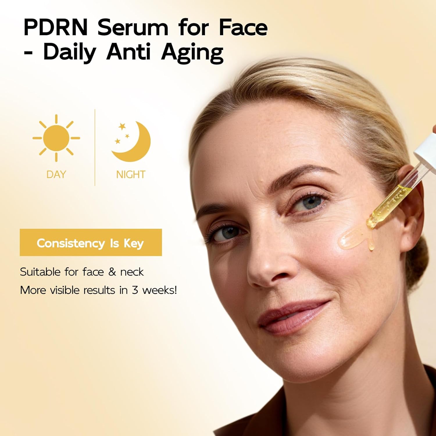 YouthVibe 0.5% PDRN Serum - Anti-Aging Salmon DNA Face Serum with Hyaluronic Acid & Niacinamide | 30mL