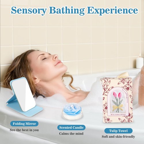 GiftBliss Spa Gift Baskets For Women, Self Care Gift Basket, Comfort Baskets For Women, Get Better Soon Care Package , Birthday Gifts For Girls, Hug In A Box Sympathy, Stress Relief Gifts For Men