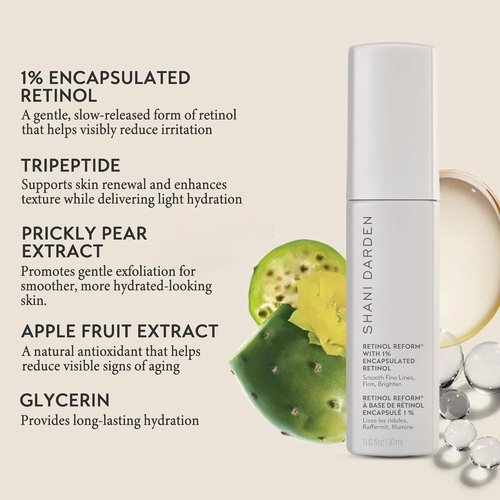 SHANI DARDEN SKIN CARE Retinol Reform Serum - 1% Encapsulated Retinol for Youthful Skin, 1 fl oz