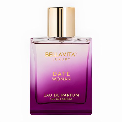Bellavita Luxury DATE Eau de Parfum - 100 ml | Floral Women's Perfume with Pink Pepper, Jasmine & Moss Notes