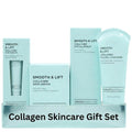 Global Beauty Care Collagen Skin Care Set - Hydrating & Firming Facial Cleanser, Serum, Eye Cream & Face Cream | 4-Piece Routine with Peptides & Hyaluronic Acid