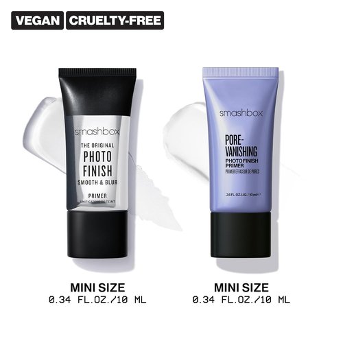 Smashbox Primer Duo - Travel Size OG & Pore Vanishing Primer Gift Set | Smooths & Blurs Fine Lines