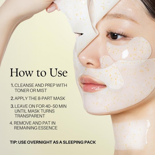 d'alba Piedmont Signature Vita Capsule Hydrogel Mask 8-Shape 1BOX (4 Sheets)