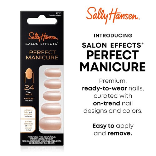 Sally Hansen Salon Effects® Press On Nails - Out Of This Pearl | Oval Shape, Non-Damaging Adhesive Included