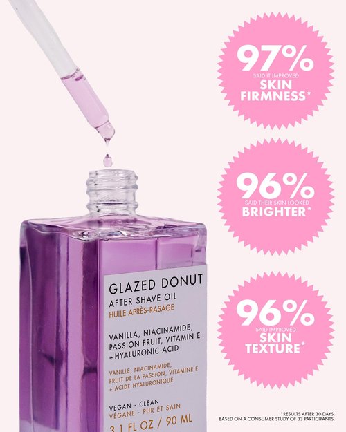 Truly Beauty Glazed Donut After Shave Oil - Razor Bumps Treatment for Women, Razor Bump and Ingrown Hair Treatment for Bikini Area - 3.1 OZ