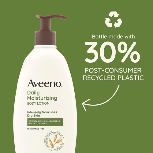 Aveeno Active Naturals Daily Moisturizing Lotion - Hydrating 18-Ounce Pump (Pack of 2)