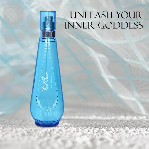 A CENTER Cool Ocean Perfume for Women - Floral Eau de Parfum Spray, 3.4 Fl Oz | Ideal for Daily Wear