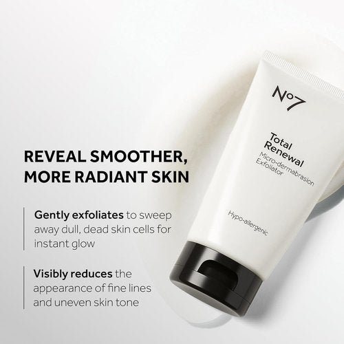 No7 Microdermabrasion Face Scrub - Exfoliating Dark Spot Corrector for Sensitive Skin | 2.5 Oz