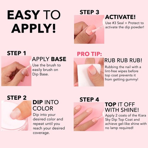Kiara Sky Dip Powder Essentials 10 oz Refill, Natural
