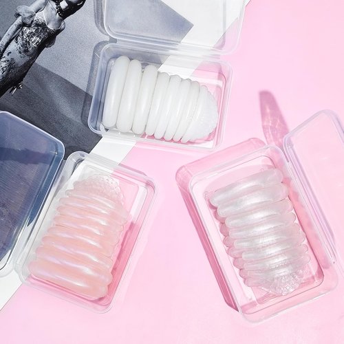 Libeauty Lash Lift Shields Shell Shape, Lash Lift Rods 16 Pcs/8 Sizes, Lash Lift Pads for Eyelash Curling and Lifting, Reusable Silicone Pads for Eyelash Perm Pink