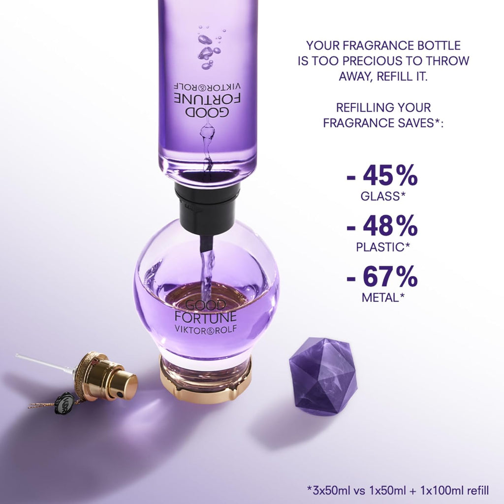 Viktor&Rolf - Good Fortune Eau de Parfum - Floral Women's Fragrance with Jasmine & Vanilla Notes