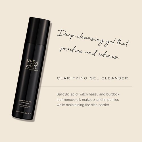 Veea Face by Dr. Suzan Obagi - Clarifying Gel Cleanser | Exfoliating & Refreshing | Deep Cleanse Without Stripping (5 fl oz | 150 ml)