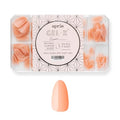 Apres Neutrals Gel-X Emma Box Of Nail Tips, 11 Sizes 00-9, Soft Gel Tip Box (150pcs) (Natural Almond Short, 150)