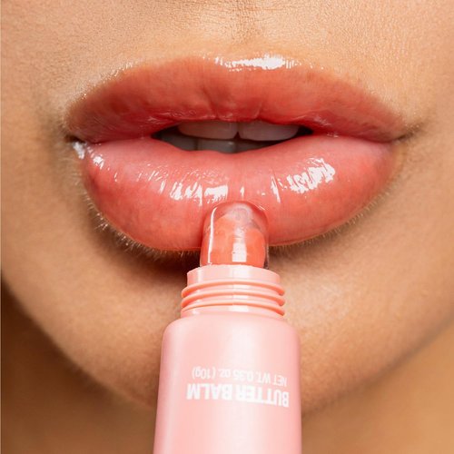 Palladio Butter Balm - Hydrating Lip Balm with Aloe & Peptides for Moisture | Peaches & Cream