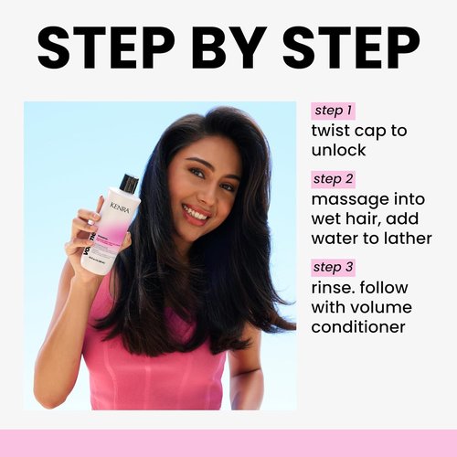 Kenra Volume Shampoo - Boosts Body, Bounce & Fullness | Increases Volume Up to 45% | Color Safe for Fine to Normal Hair