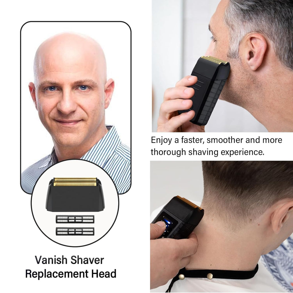 Wahl 5 Star Series Vanish Shaver Replacement Foil - Super Close Shaving Blade | Black