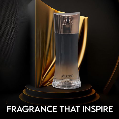 AFLUXE Men's Cologne - Amazing Code Combo Eau De Toilette | Fresh & Romantic Scent, 3.4 Fl Oz Each