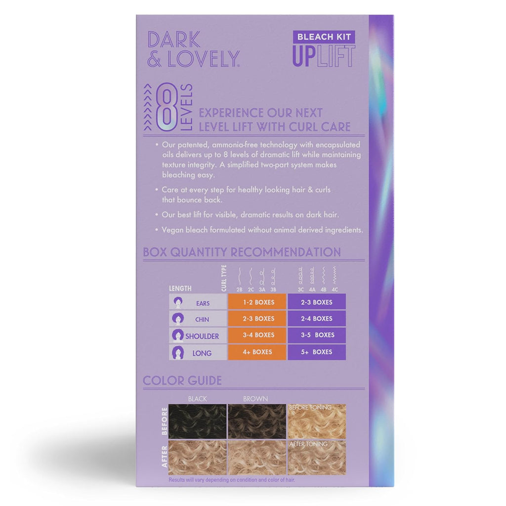 SoftSheen-Carson Dark and Lovely® Uplift Bleaching Kit - Powder, Developer & Toner for Blonde Hair