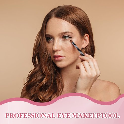 100 Pcs Angled Eyebrow Brushes Bulk Disposable Brow Brushes For Eyebrows Brow Tint Brushes Eye Makeup Brush Concealer Eye Shadow Applicator Sticks Tinting Brushes Esthetician Supplies (Black)